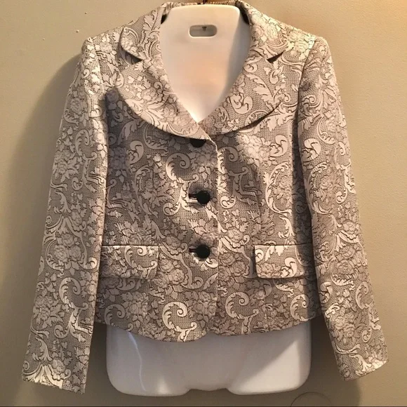 Evan Picone women’s jacquard blazer - Picture 2 of 8